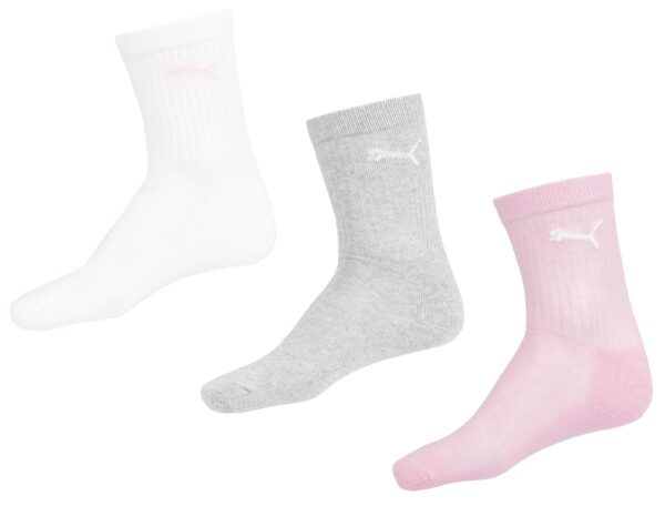 Puma Junior Crew Socks 3P